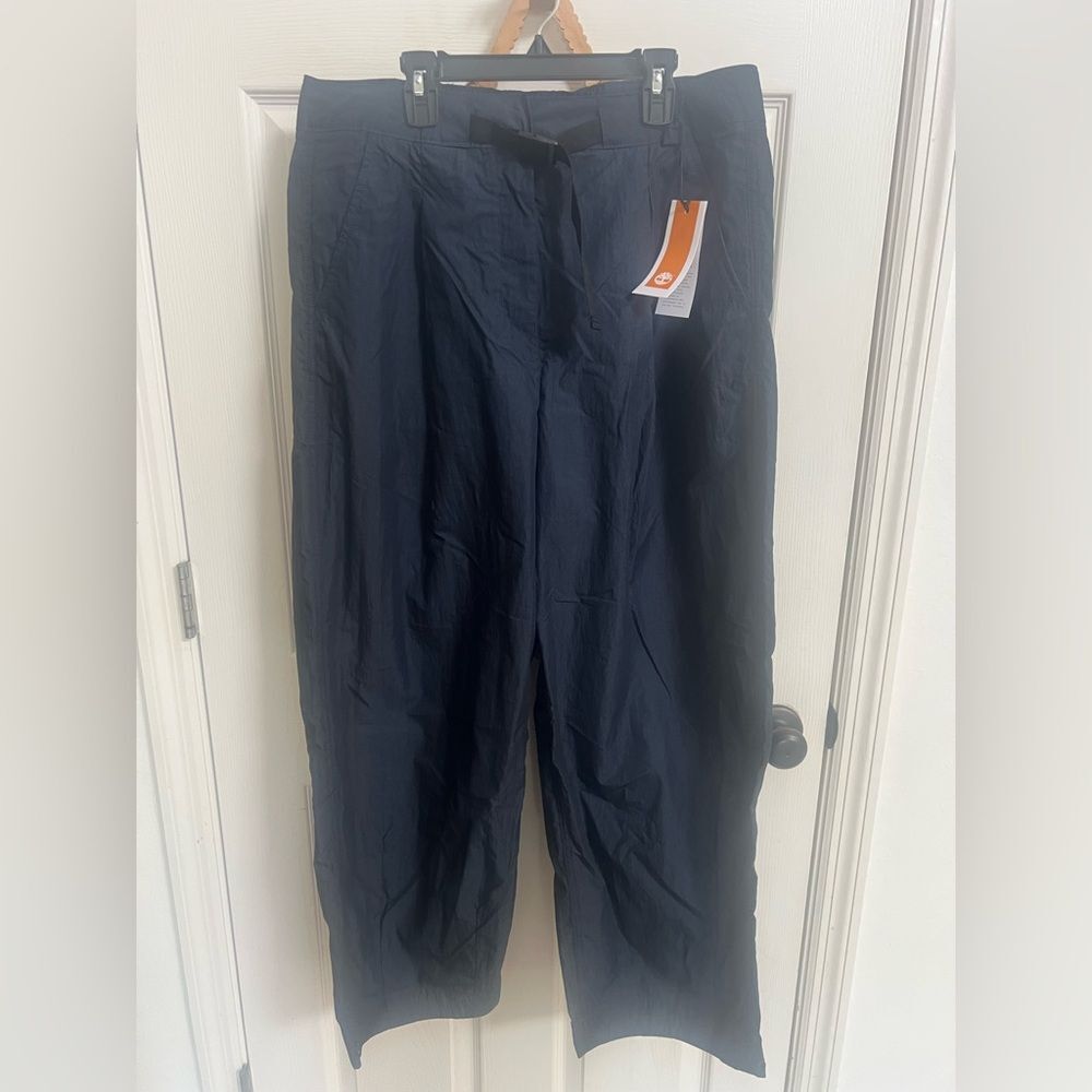 Timberland Utility Balloon Pants in Crinkled Navy, Gorpcore
